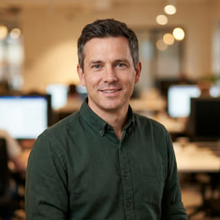 Daniel Carter, listed as Chief Technology Officer at Bright Fundale, in a profile image