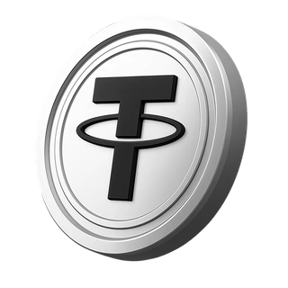 A Tether USDT coin within the account information section